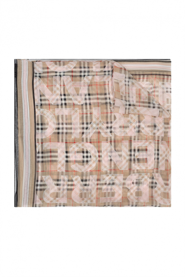 burberry mit Patterned scarf